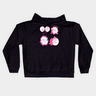 In October We Wear Pink Breast Cancer Awareness Survivor Kids Hoodie